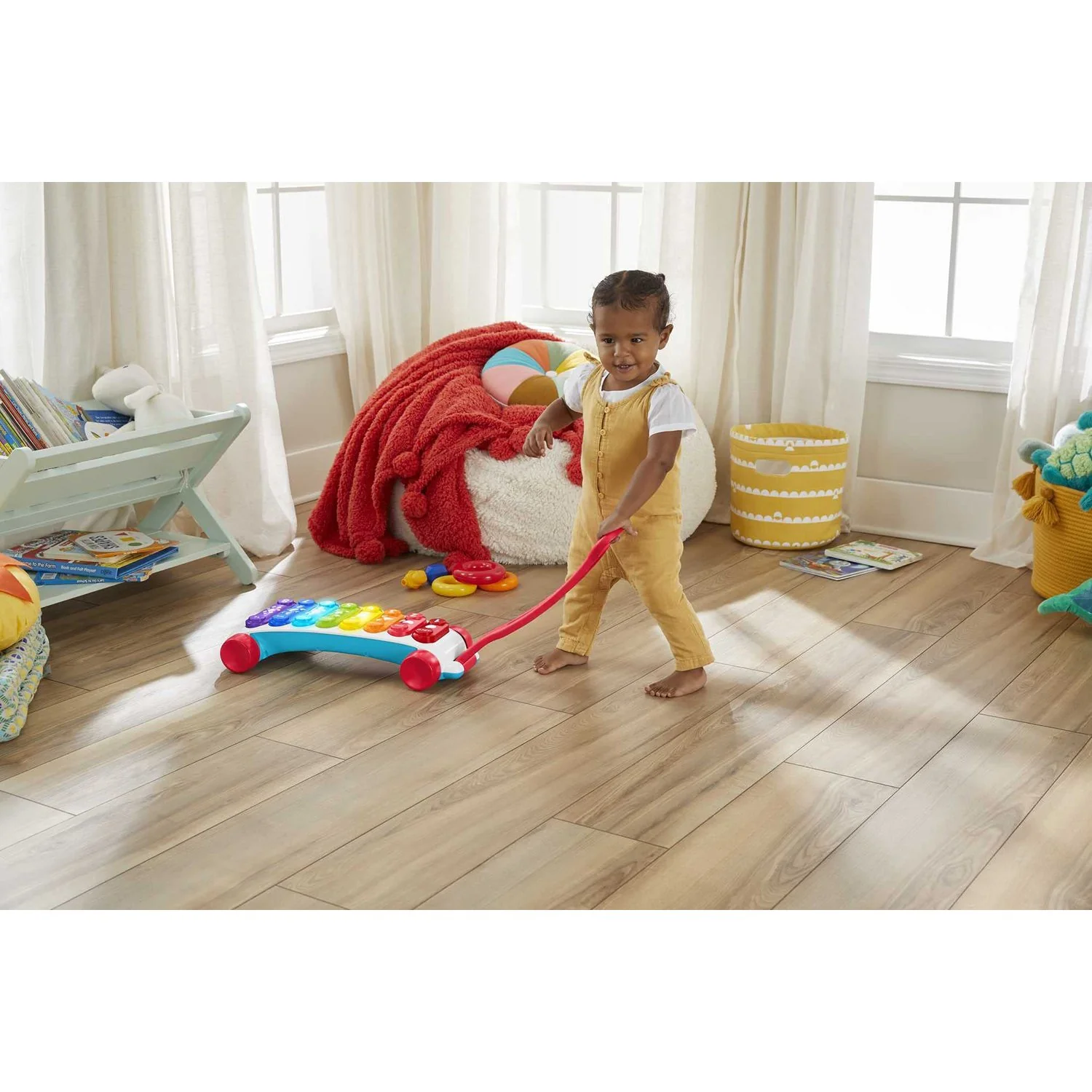 FISHER PRICE Fisher-Price Baby to Toddler Learning Toy Giant Light-Up Xylophone - Image 5