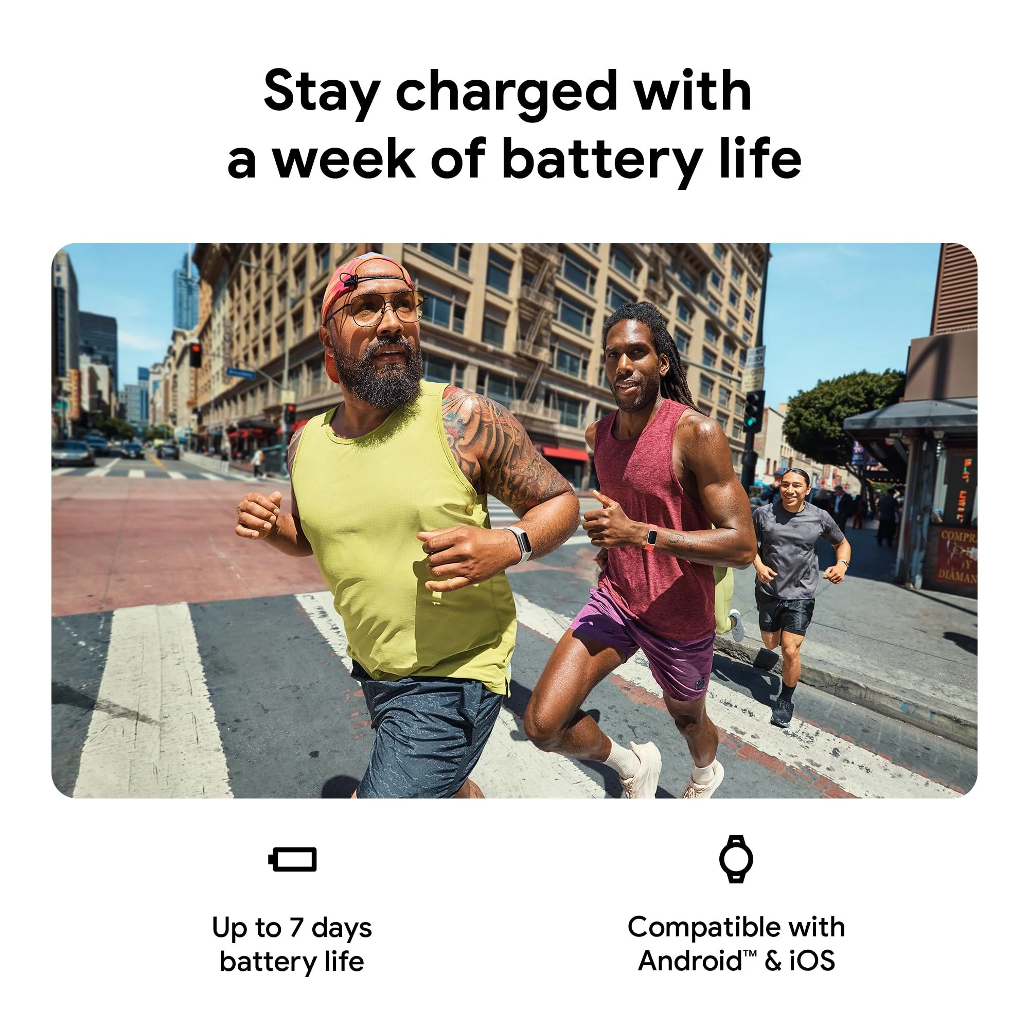 Fitbit Charge 6 Advanced Fitness & Health Tracker, Porcelain / Silver Aluminum - Image 3