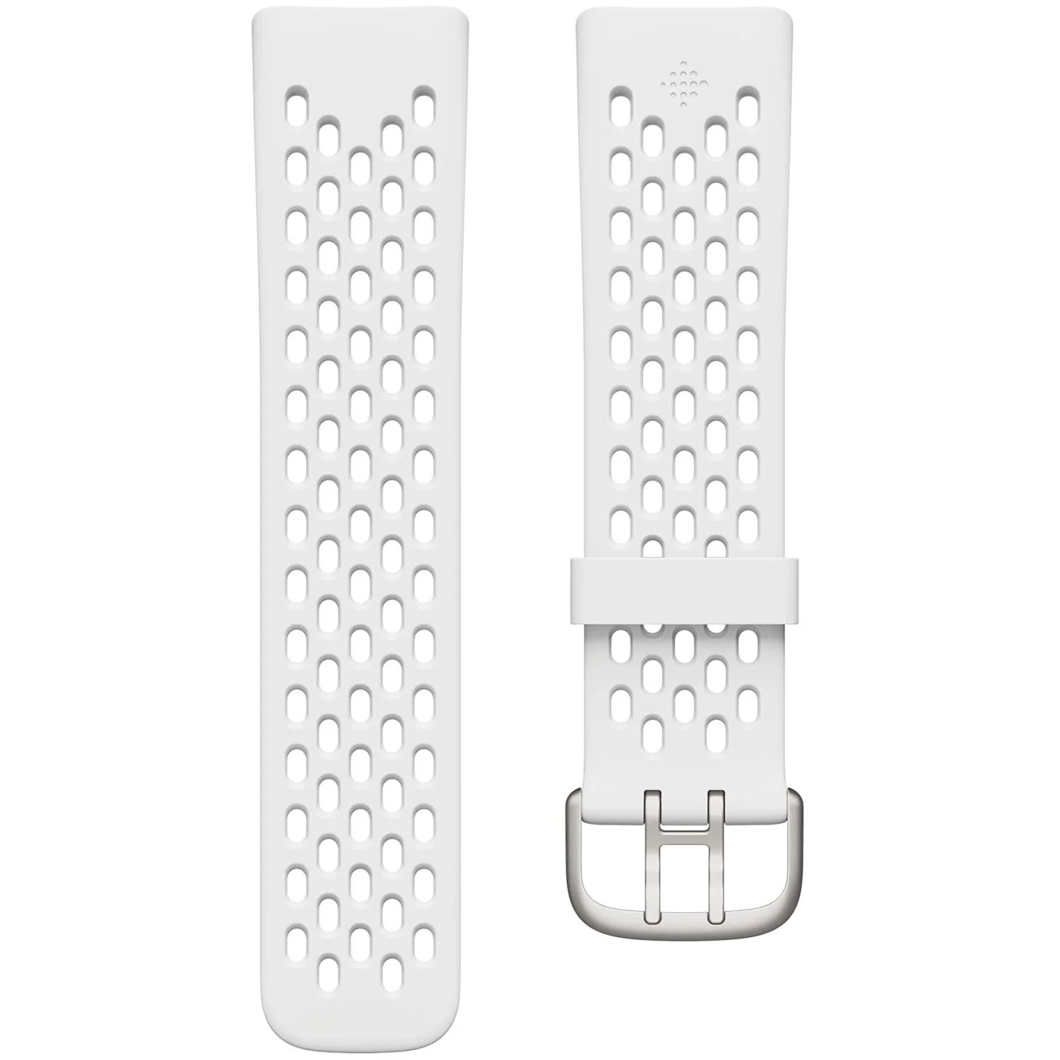 Fitbit Charge 6 & Charge 5 Sport Bands, Frost White, Large