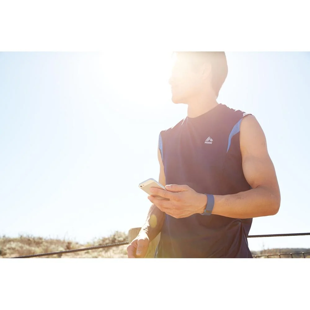 Fitbit Charge HR Wireless Activity Wristband, Blue, Large - Image 5
