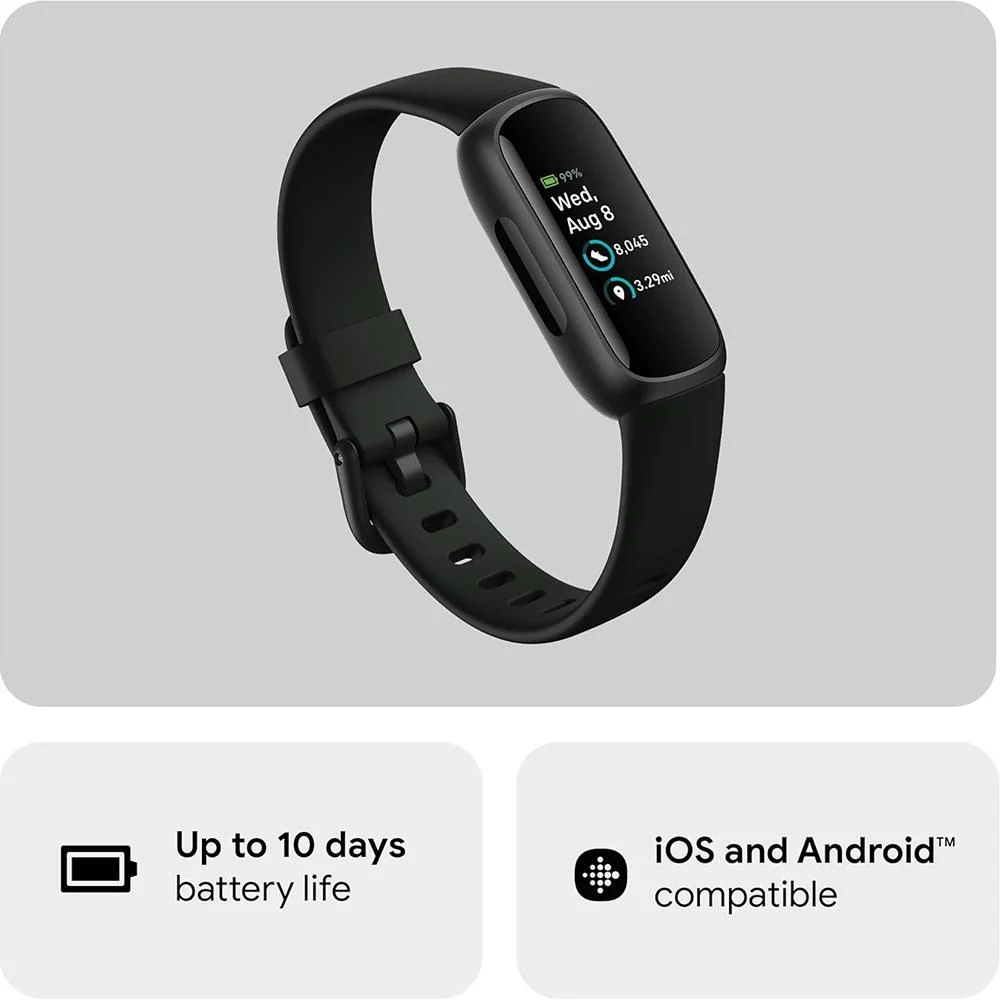 Fitbit Inspire 3 Health and Fitness Tracker, Midnight Zen / Black - Image 6
