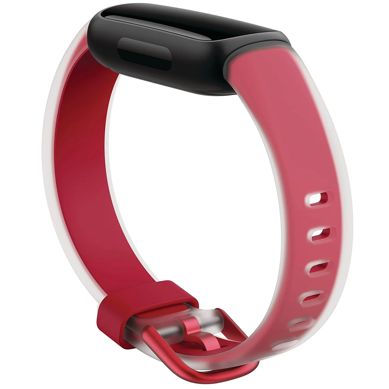 Fitbit Inspire 3,Translucent Band,Chili Pepper,Large - Image 2