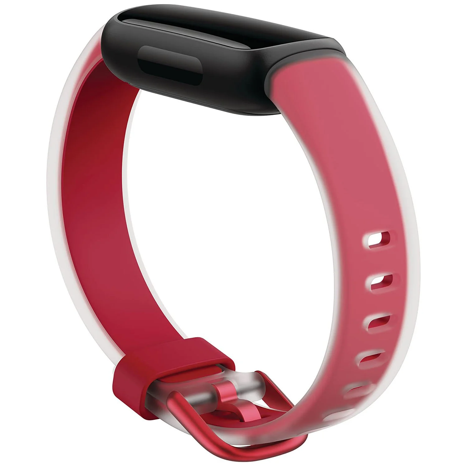 Fitbit Inspire 3 Translucent Band, Chili Pepper, Small - Image 2