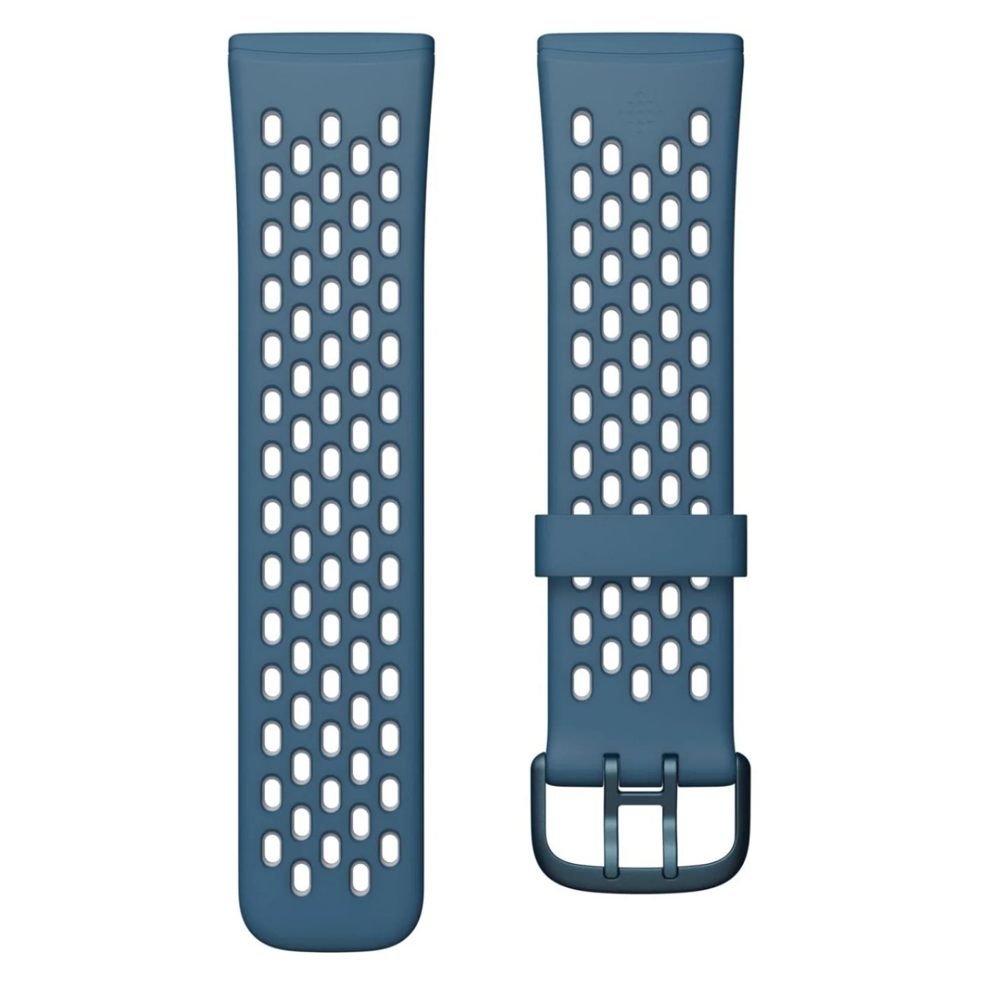 Fitbit Sense/Versa 3 Watch Sport Accessory Band, Sapphire/Grey, Large
