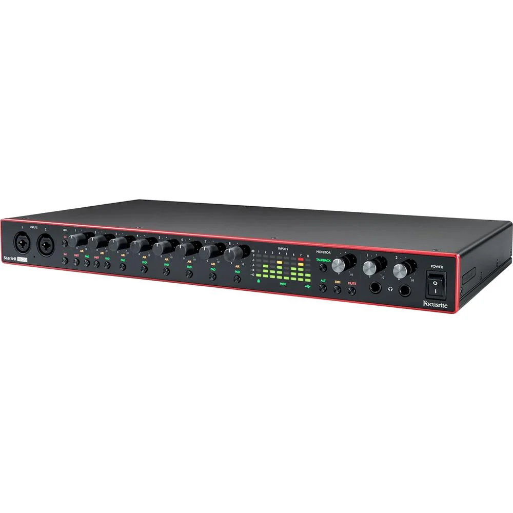 Focusrite Scarlett 18i20 (3rd Gen) 18-in, 20-out USB Audio Interface Open Box - Image 3