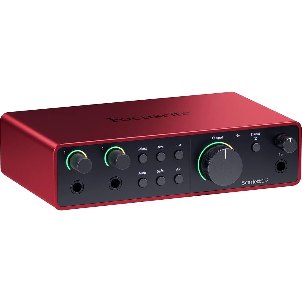 Focusrite Scarlett 2i2 Studio 4th Gen Audio Interface Bundle with Mic, Headphones - Image 5
