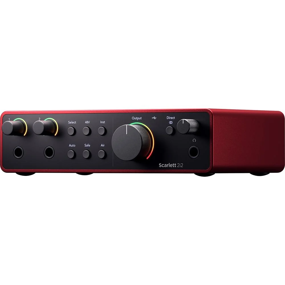 Focusrite Scarlett 2i2 Studio 4th Gen Audio Interface Bundle with Mic, Headphones - Image 6