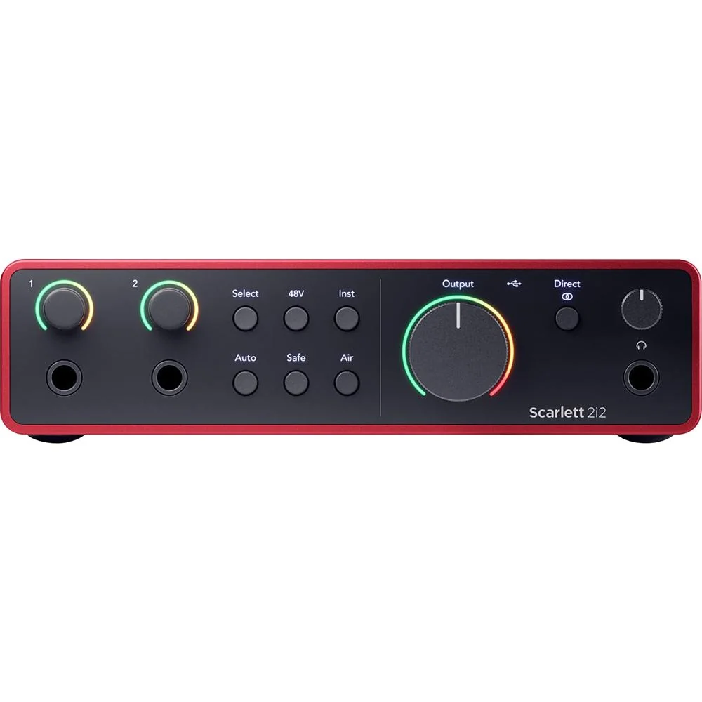 Focusrite Scarlett 2i2 Studio 4th Gen Audio Interface Bundle with Mic, Headphones - Image 7