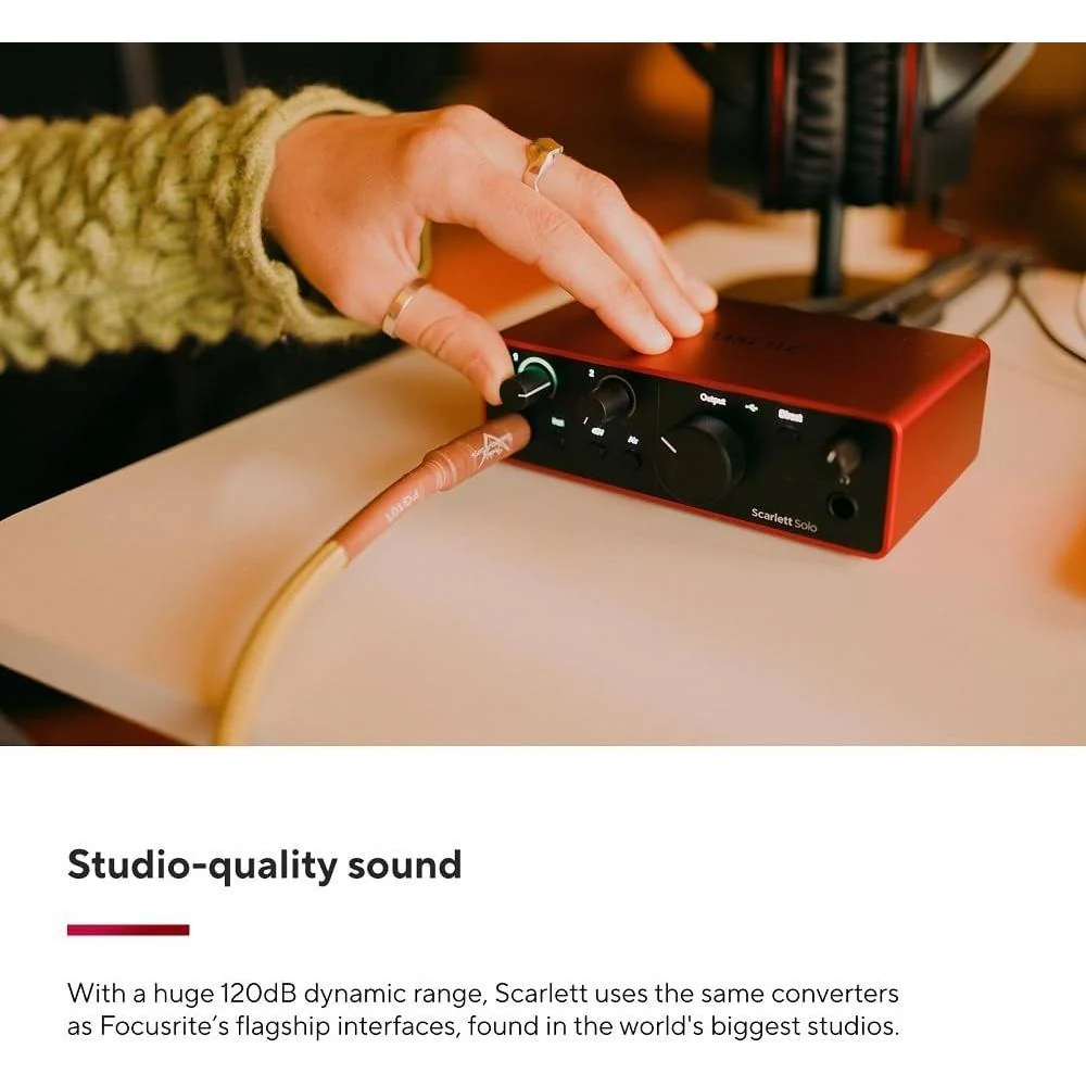 Focusrite Scarlett Solo 4th Gen Audio Interface - Image 8