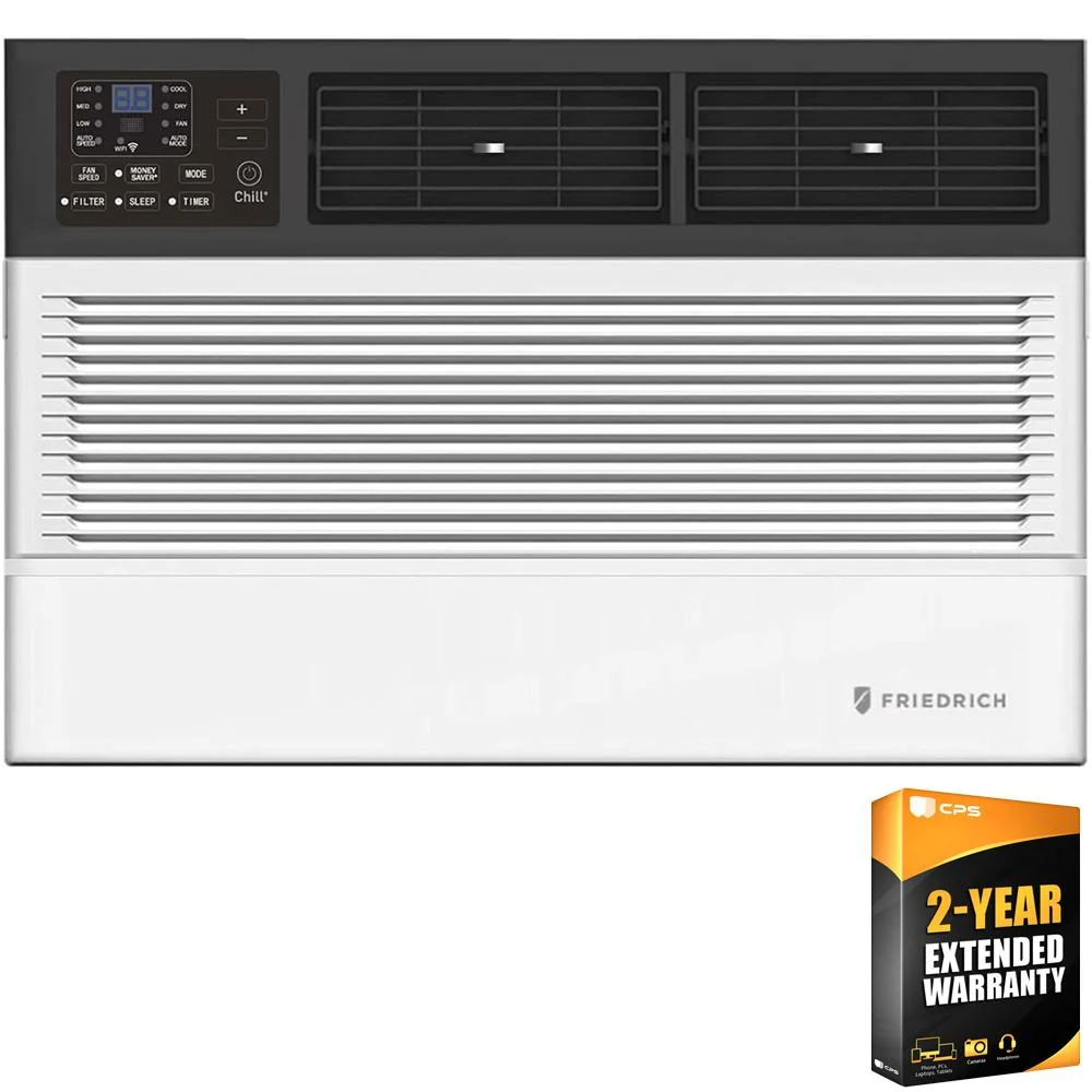 Friedrich Chill Premier Cooling & Heating AC 12,000 BTU + 2 Year Protection Pack