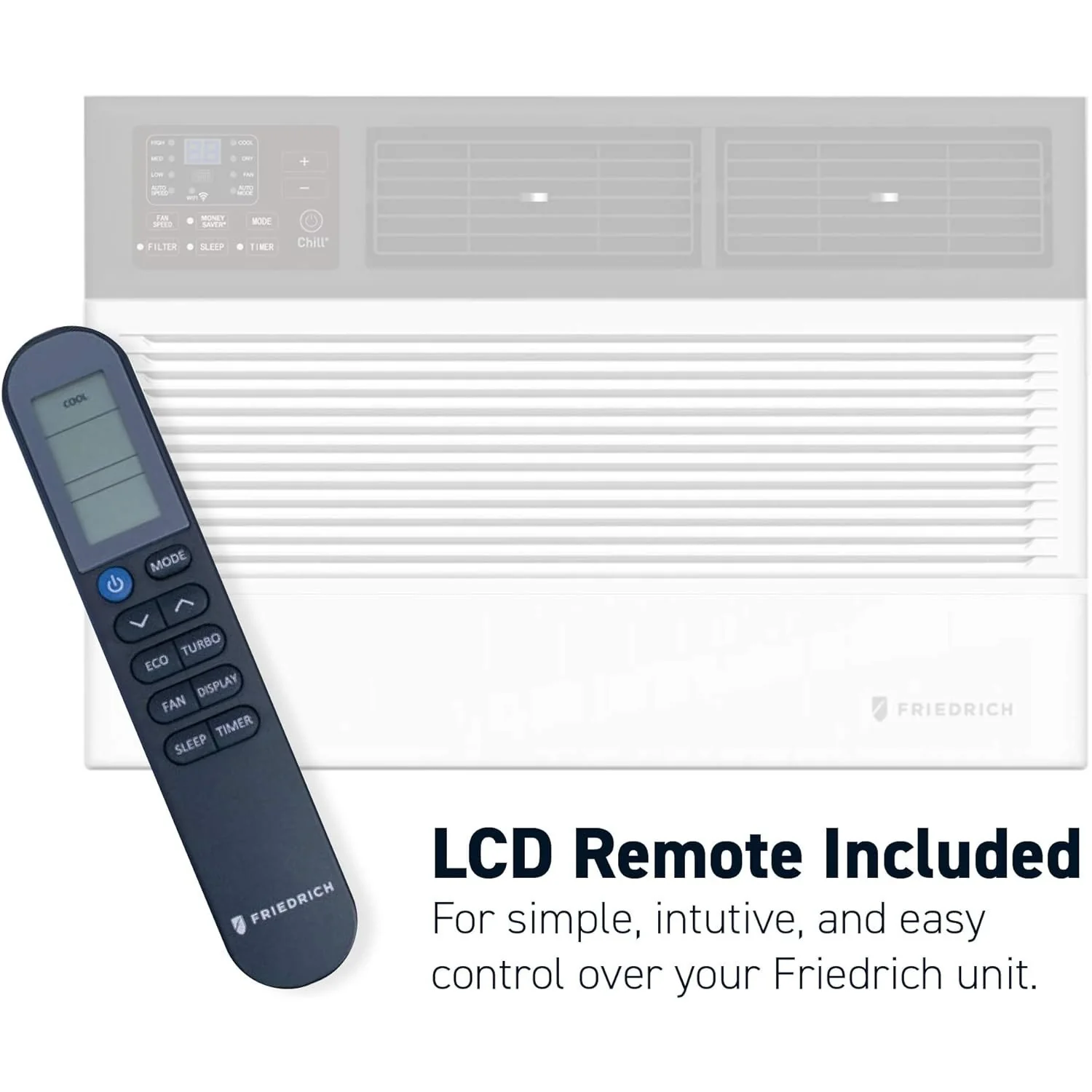 Friedrich Chill Premier Cooling & Heating AC 12,000 BTU + 2 Year Protection Pack - Image 6