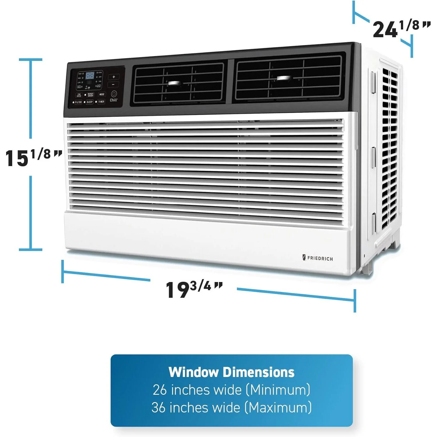 Friedrich Friedrich 10,000 BTU Smart Window Air Conditioner with QuietMaster - Image 7