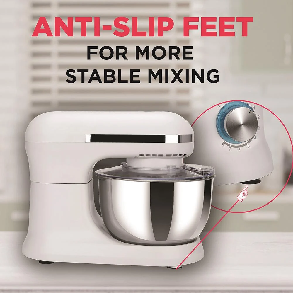 Frigidaire 4.5 Liter Stand Mixer, 8 Speeds, Dough Hook, Metal Whisk Open Box - Image 10
