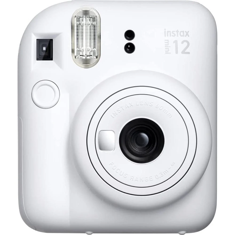 Fujifilm Instax Mini 12 Instant Camera, Clay White (16806274) - Open Box
