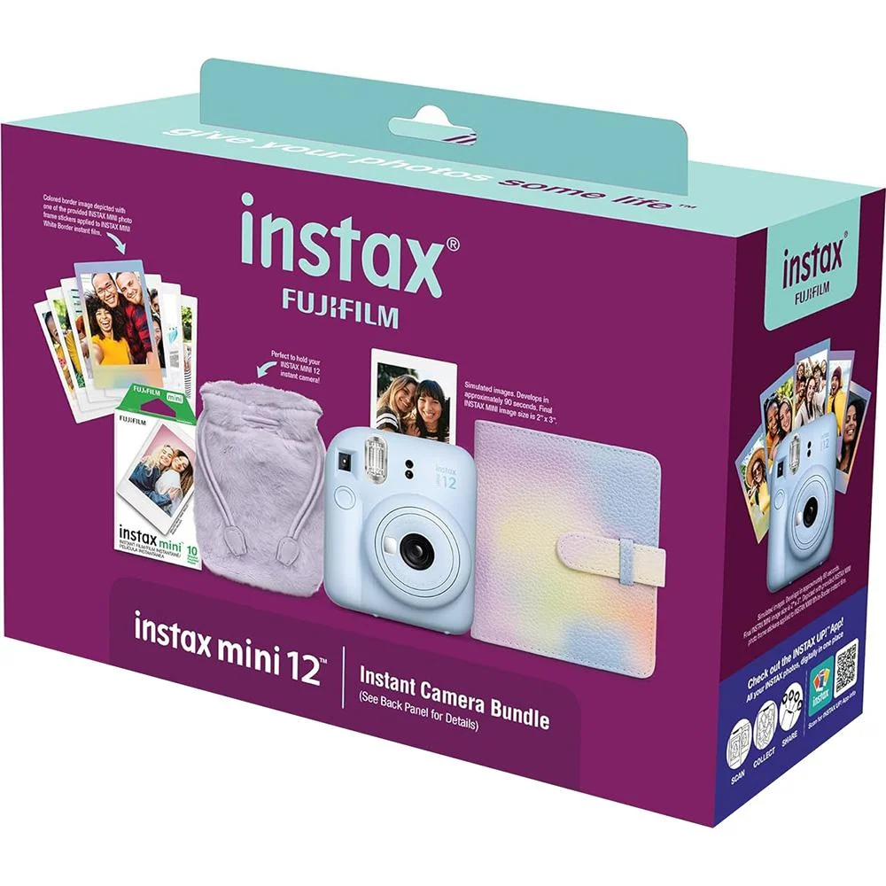 Fujifilm Instax Mini 12 Instant Camera Pastel Blue 2024 (Open Box) + 1 Year Warranty - Image 10