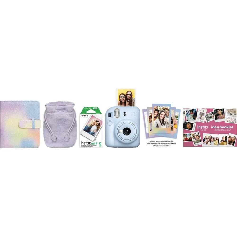 Fujifilm Instax Mini 12 Instant Camera Pastel Blue with Holiday Bundle 2024 - Open Box - Image 11