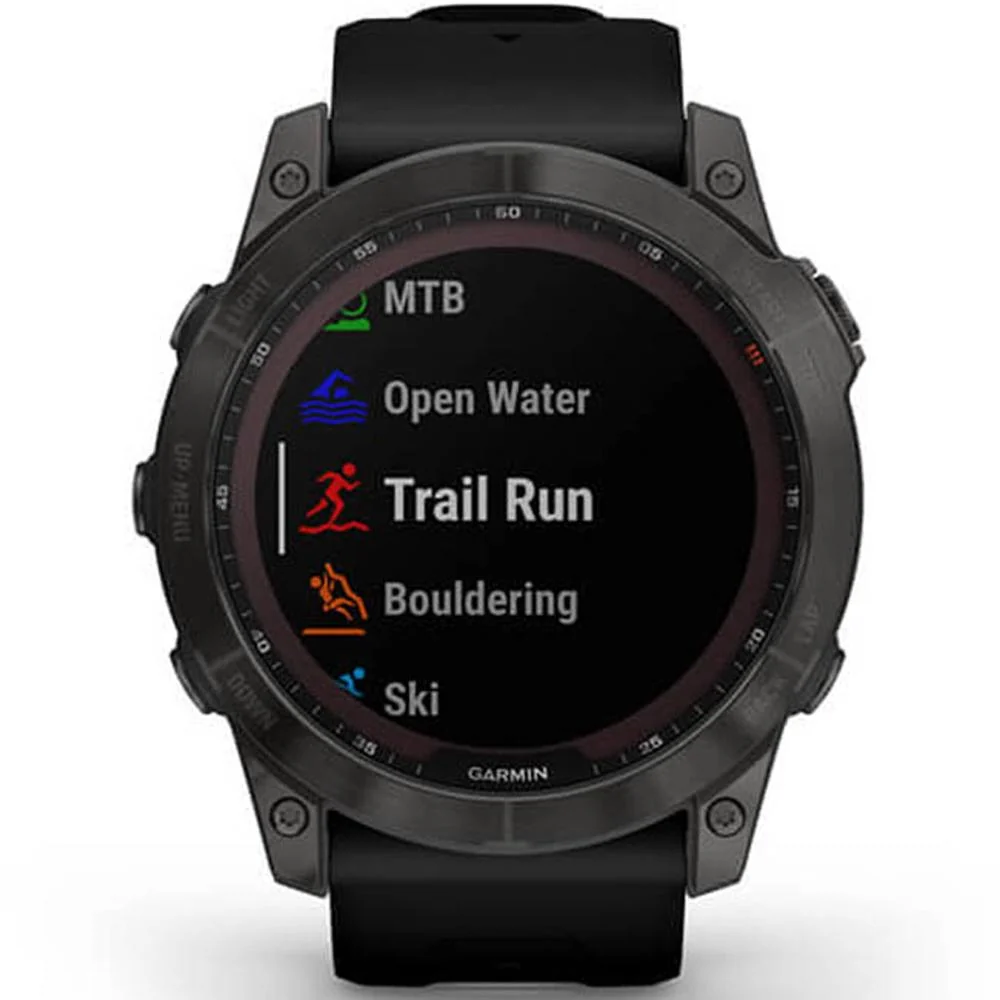 Garmin 010-02541-10 Fenix 7X Sapphire Solar Smartwatch w/ Accessories Bundle - Image 8