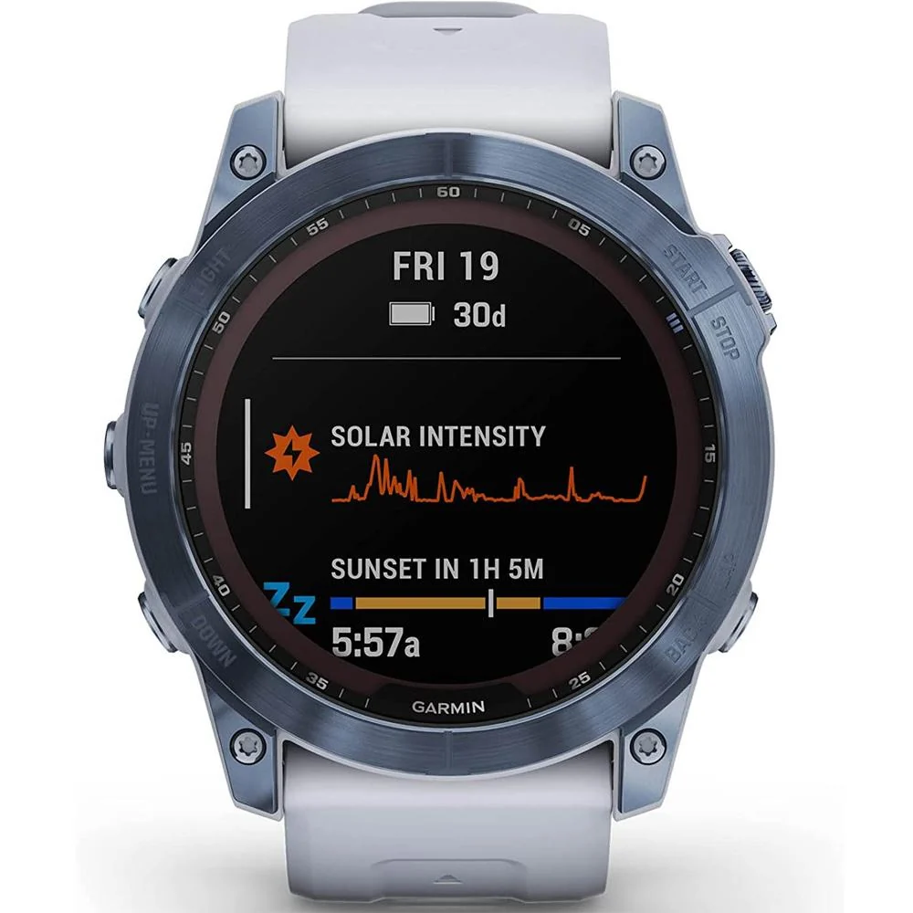 Garmin 010-02541-14 Fenix 7X Sapphire Solar Smartwatch w/ Accessories Bundle - Image 3