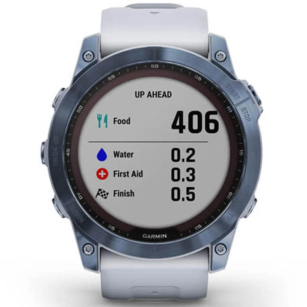 Garmin 010-02541-14 Fenix 7X Sapphire Solar Smartwatch w/ Accessories Bundle - Image 9