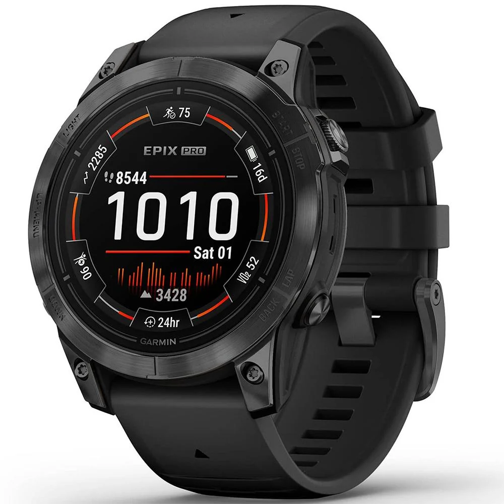 Garmin 010-02803-00 Epix Pro (Gen 2), 47mm, Sapphire, Black + Accessories Bundle - Image 2