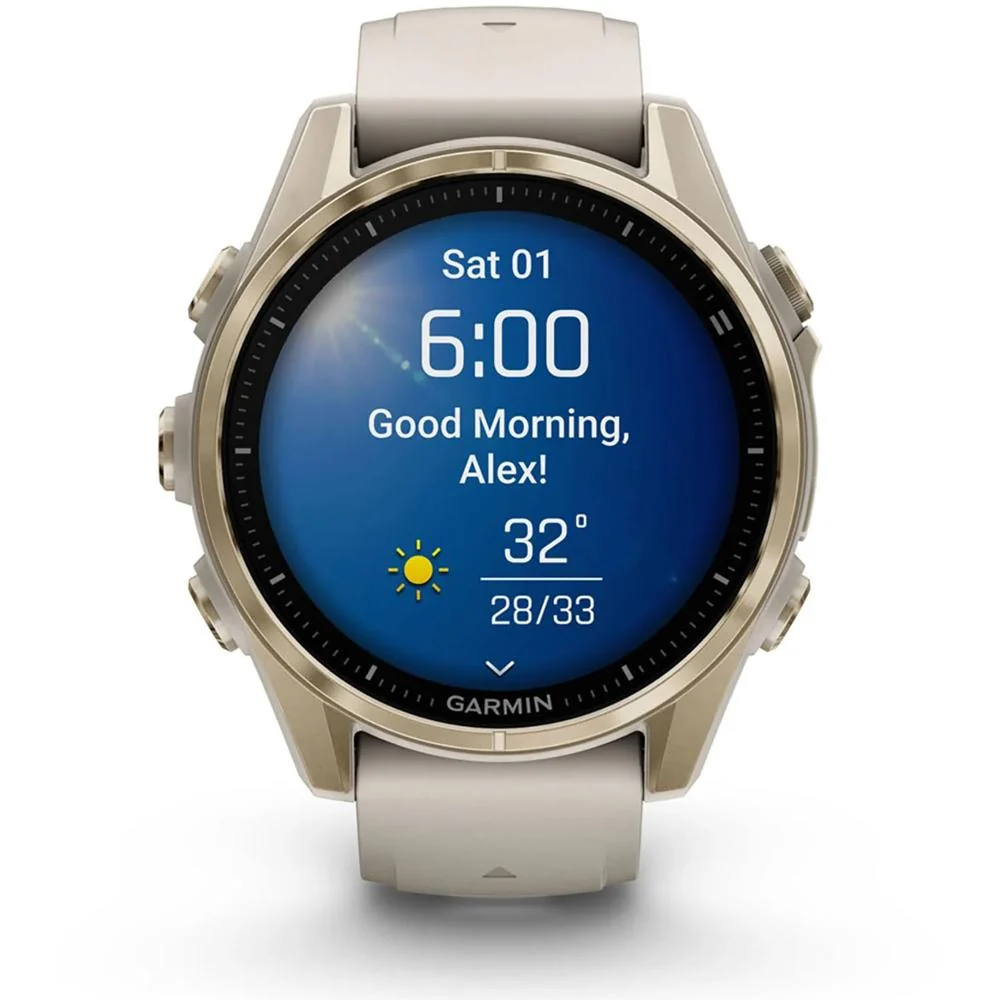 Garmin 010-02903-10 Fenix 8 43 mm, AMOLED, Sapphire, Soft Gold + Accessories Bundle - Image 6
