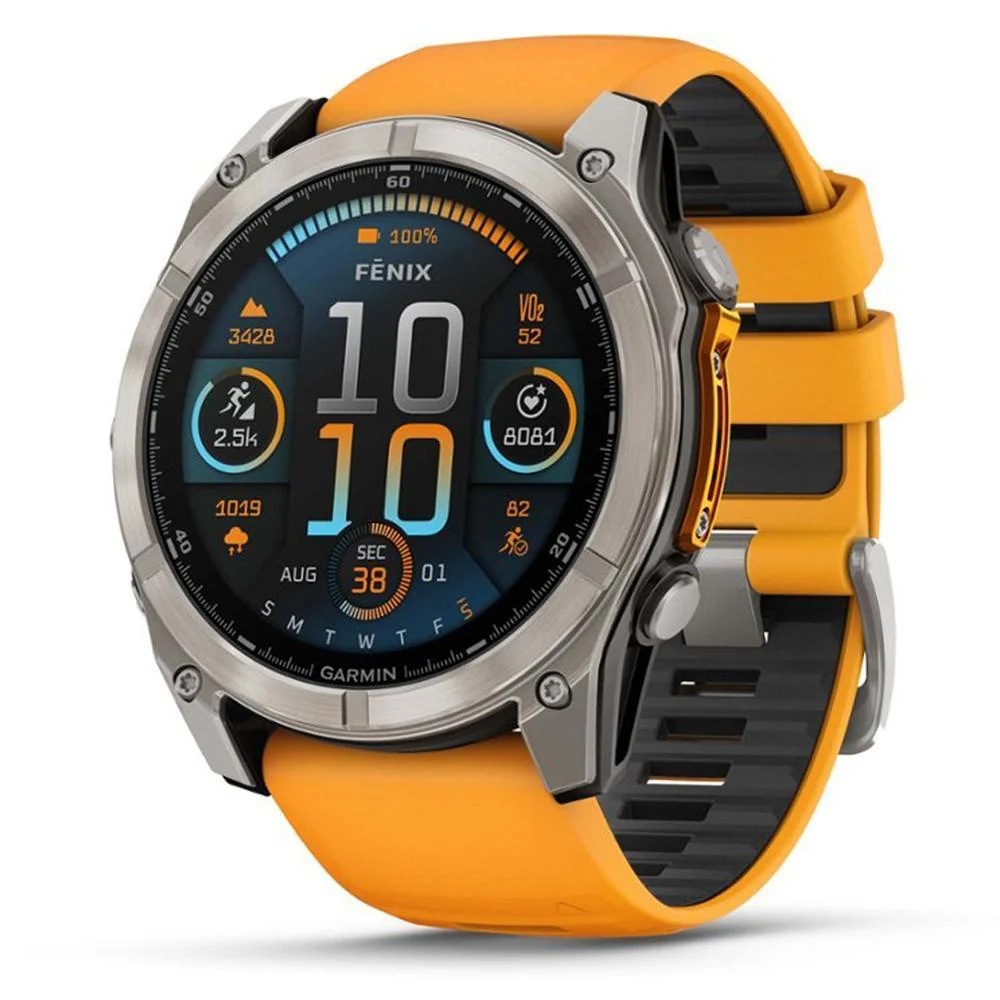 Garmin 010-02905-10 Fenix 8 51 mm, AMOLED Sapphire, Titanium + Warranty Bundle - Image 2