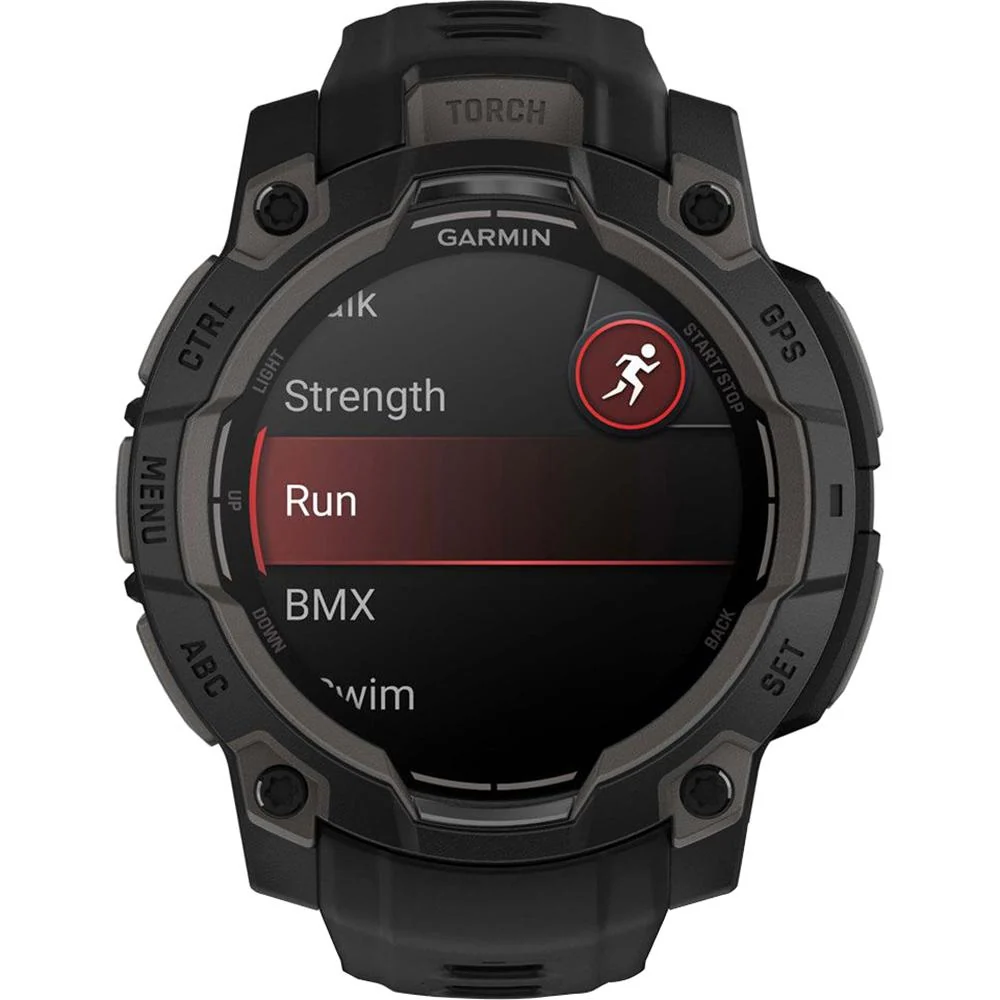 Garmin Instinct 3 - 45 mm GPS Smartwatch AMOLED Black with Charging Dock Bundle - Image 5