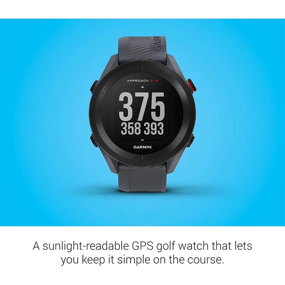 Garmin Approach S12 GPS Golf Watch, 42k+ Preloaded Courses + 1 Yr Warranty Bundle - Image 4
