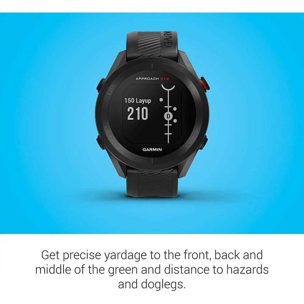 Garmin Approach S12 GPS Golf Watch 42k+ Preloaded Courses Blk+Power Bank Bundle - Image 8