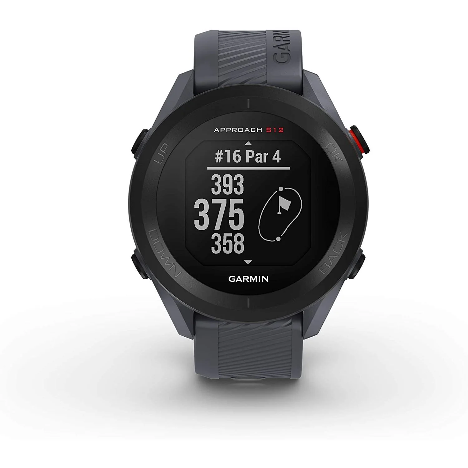 Garmin Approach S12 GPS Golf Watch w/ 42k+ Preloaded Courses 010-02472-00 Granite Blue - Image 2