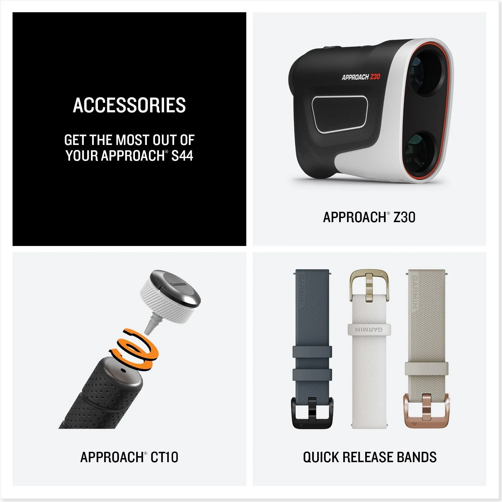 Garmin Approach S44 GPS Golf Smartwatch, Silver Aluminum Bezel + 2 YR Warranty Bundle - Image 12