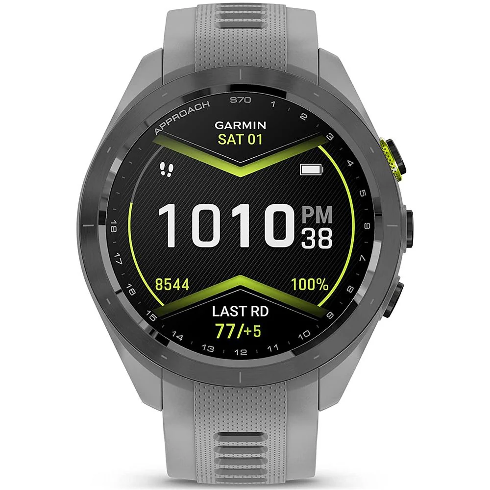 Garmin Approach S70 42 mm GPS Golf Watch Powder Grey Band with 20mm Band Bundle - Image 3