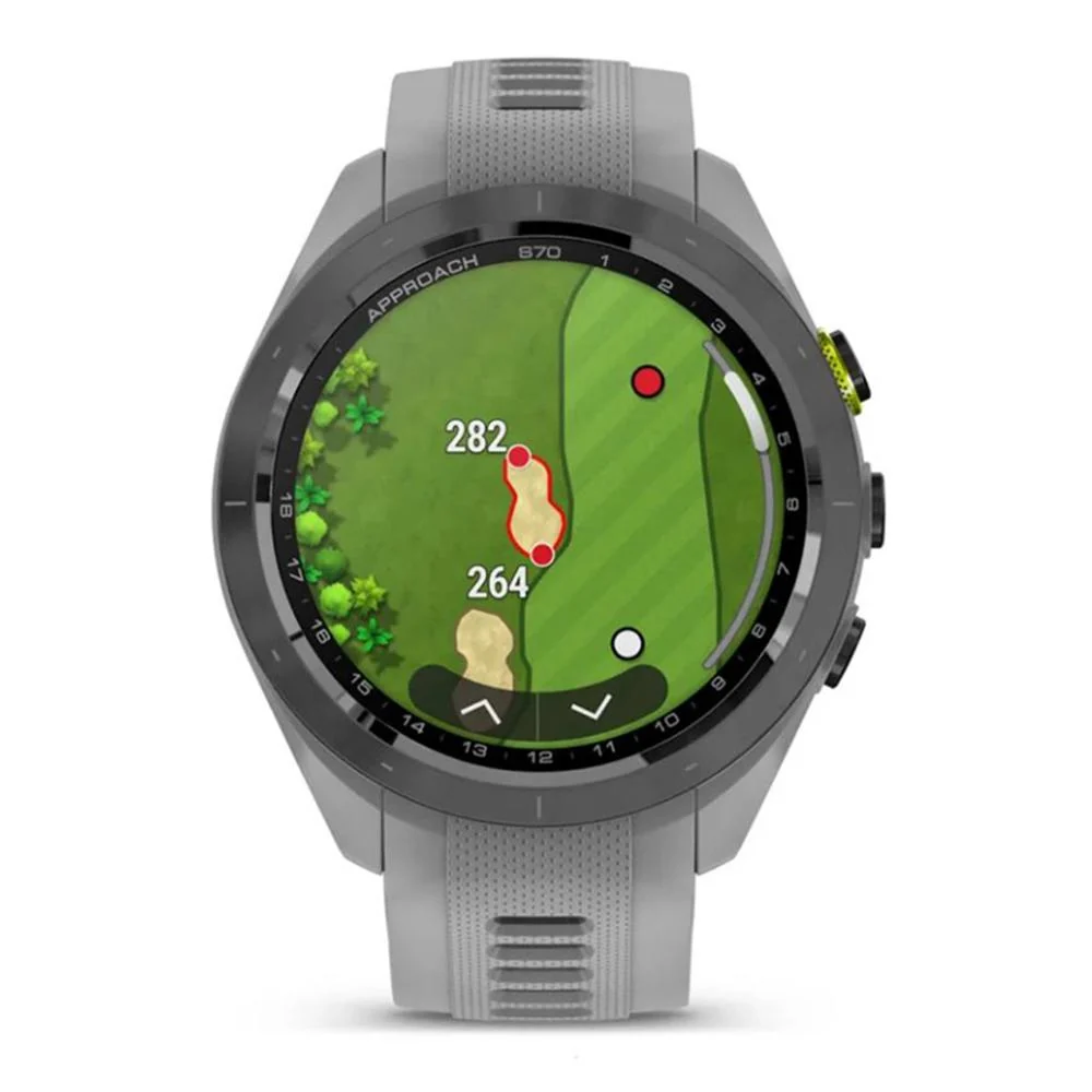 Garmin Approach S70 42 mm GPS Golf Watch Powder Grey Band with 20mm Band Bundle - Image 5