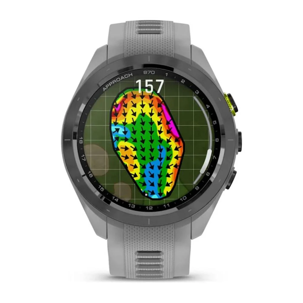 Garmin Approach S70 42 mm GPS Golf Watch Powder Grey Band with 20mm Band Bundle - Image 7