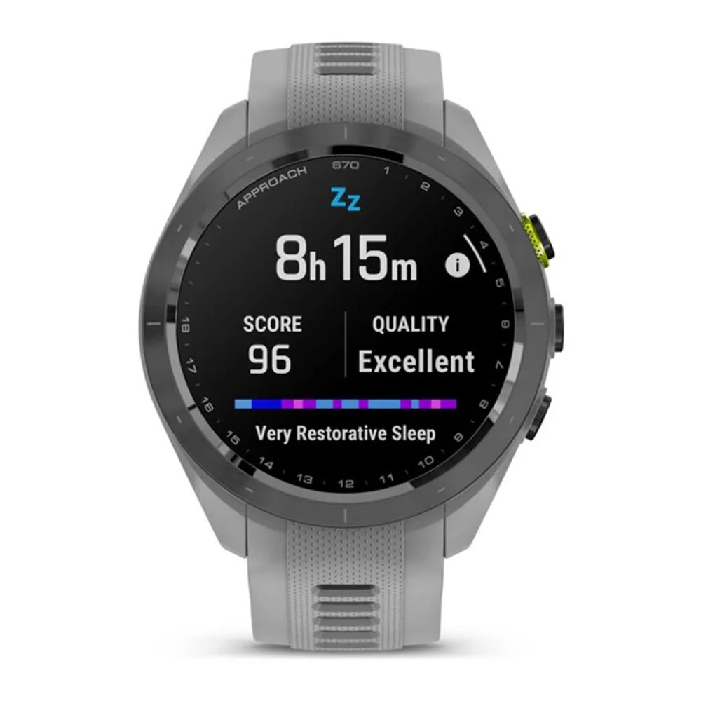 Garmin Approach S70 42 mm GPS Golf Watch Powder Grey Band with 20mm Band Bundle - Image 9