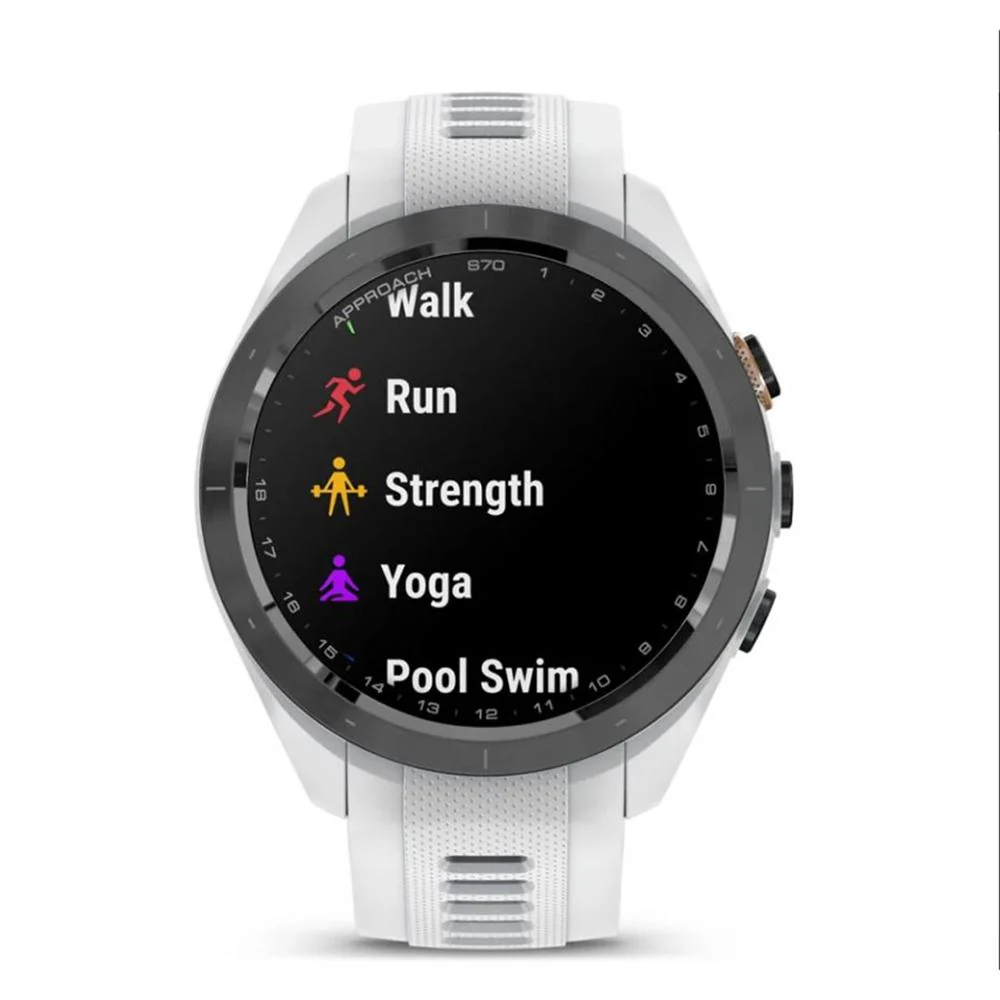 Garmin Approach S70 42 mm GPS Golf Watch White Band with 2 Year Warranty Bundle - Image 12