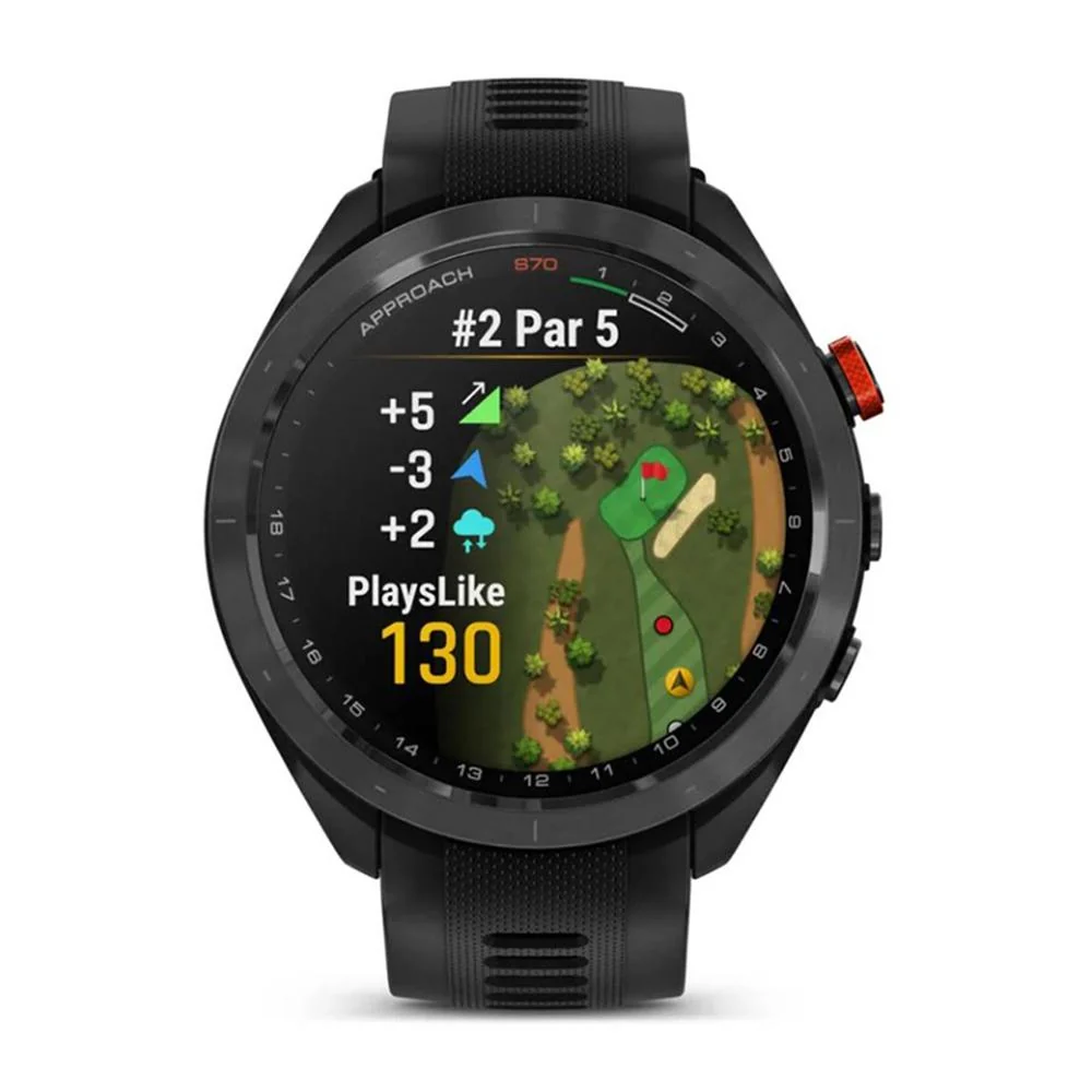 Garmin Approach S70 47 mm Premium GPS Golf Watch Black Band + 20mm Band Bundle - Image 3