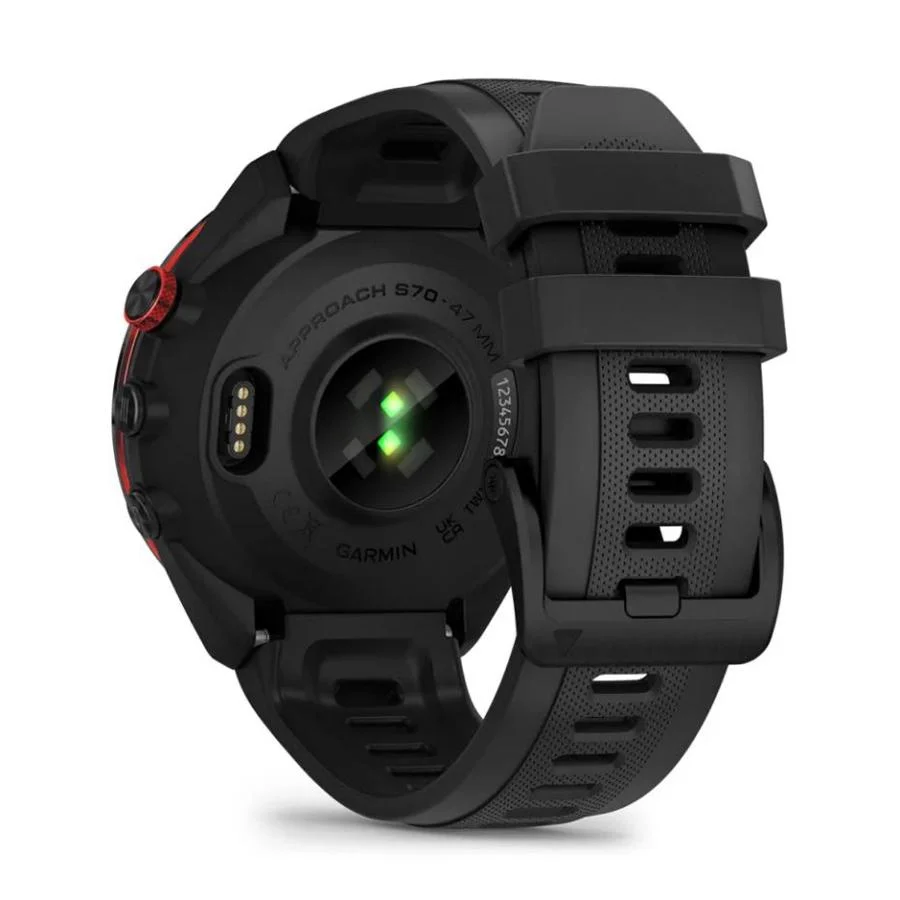 Garmin Approach S70 47 mm Premium GPS Golf Watch, Black Band with 2 YR Warranty Bundle - Image 2