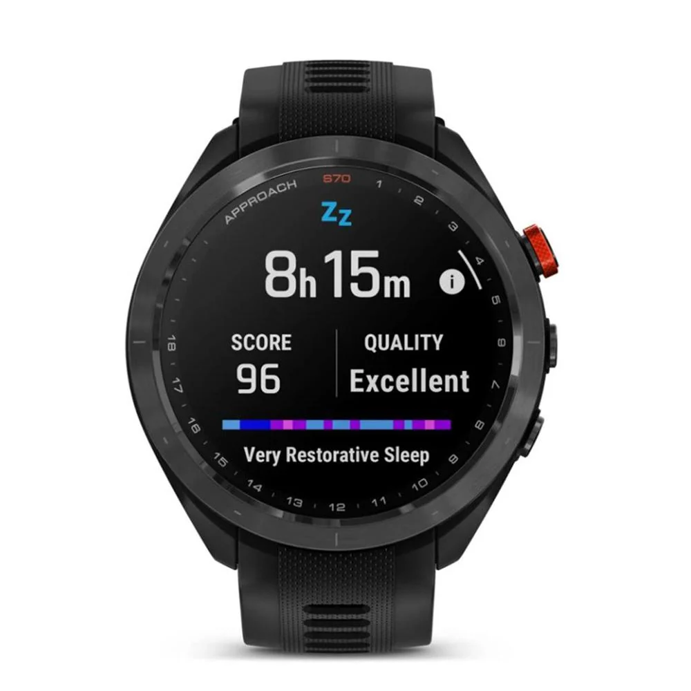 Garmin Approach S70 47mm Premium GPS Golf Watch, Black Band + Accessories Bundle - Image 9