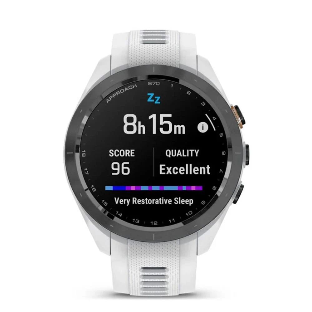 Garmin Approach S70 42mm Premium GPS Golf Watch, White Band + Accessories Bundle - Image 10