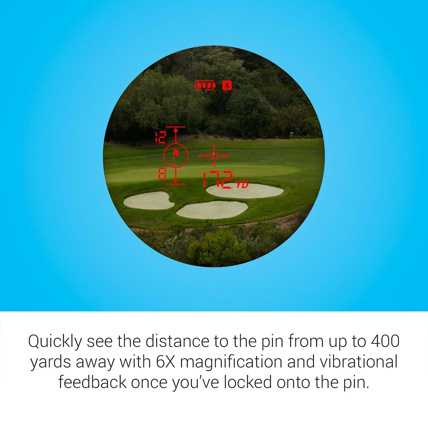 Garmin Approach Z30 Golf Laser Range Finder, Range Up to 400 Yards Away (010-02260-00) - Image 3