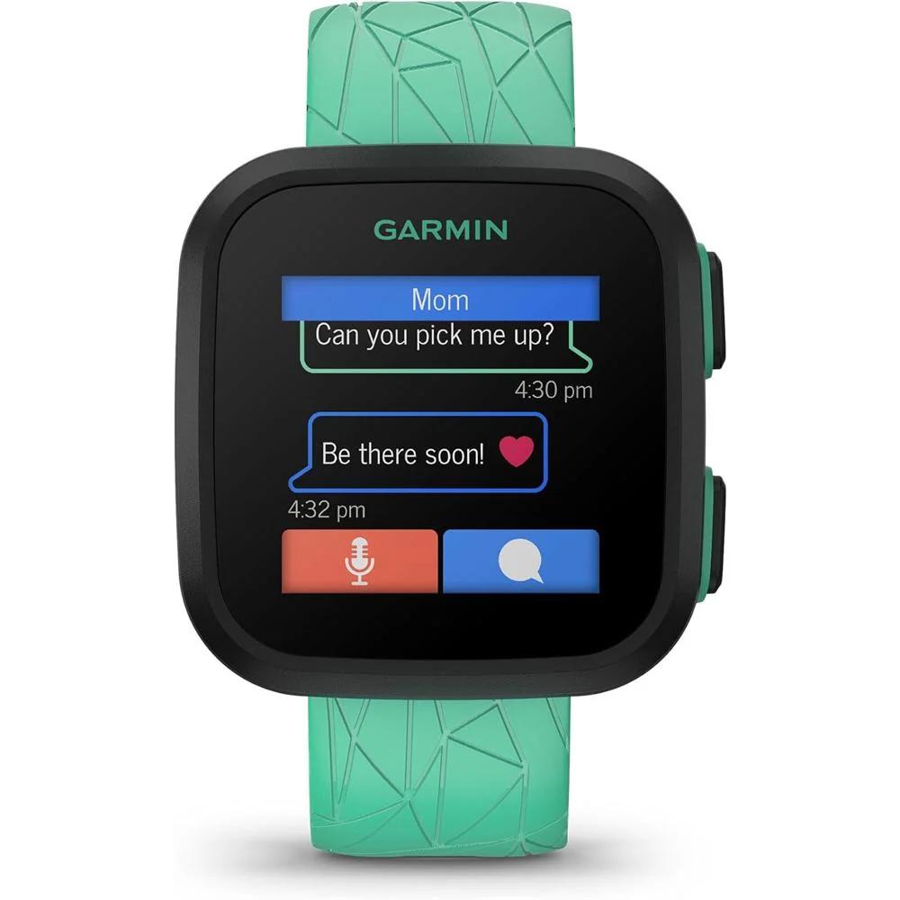 Garmin Bounce Kids Smartwatch, Green Burst w/ Converter Adapter + 2 Yr Warranty Bundle - Image 4