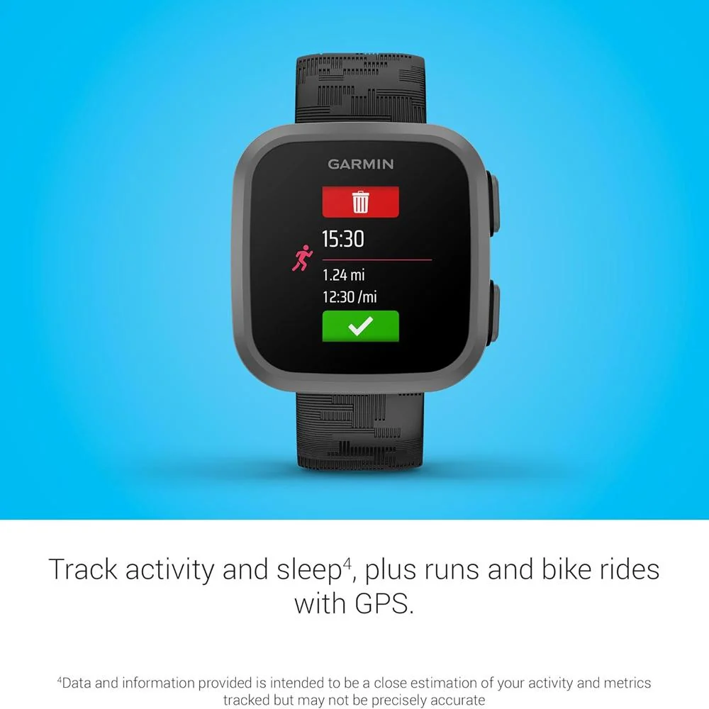 Garmin Bounce Kids Smartwatch Two-Way Text & Voice Messaging Location Track -Black Camo - Image 10