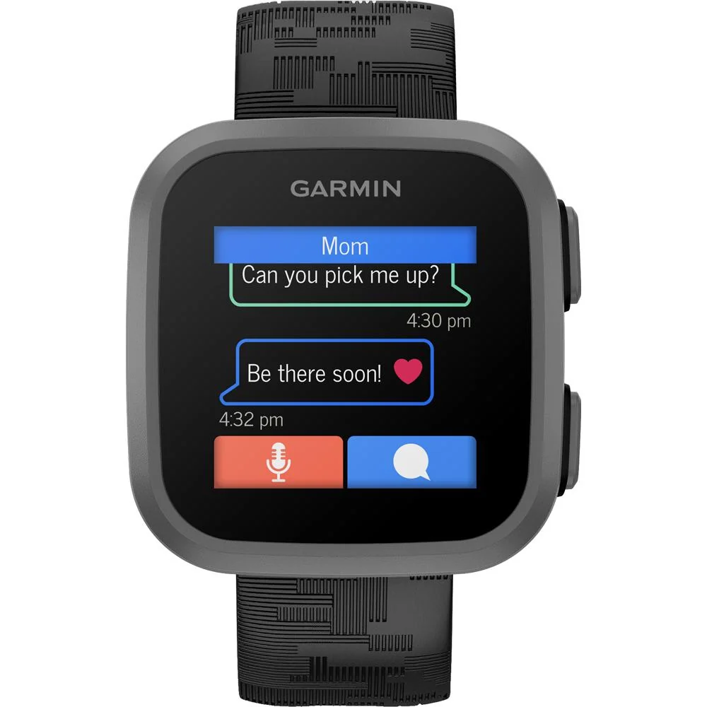Garmin Bounce Kids Smartwatch Two-Way Text & Voice Messaging Location Track -Black Camo - Image 2