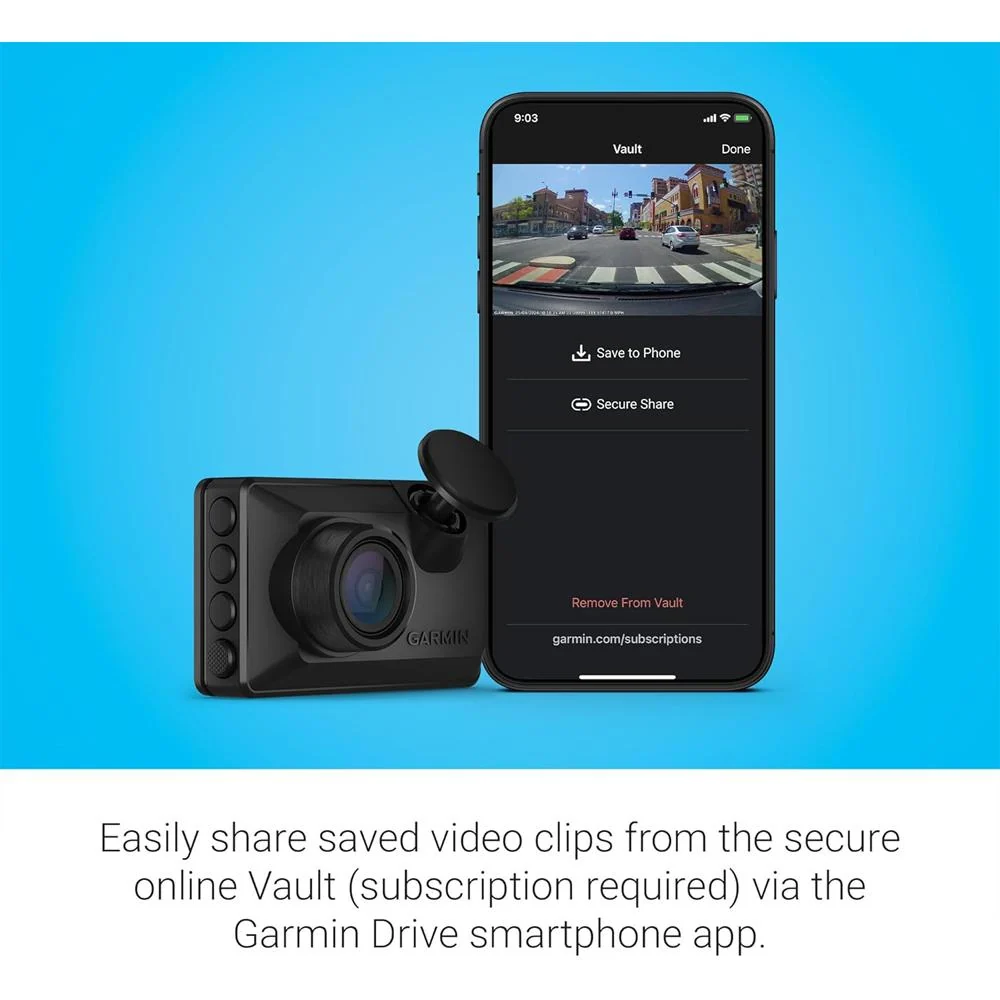 Garmin Dash Cam X110 Compact 1080p HD w/ 2 Year Warranty + Accessories Bundle - Image 11