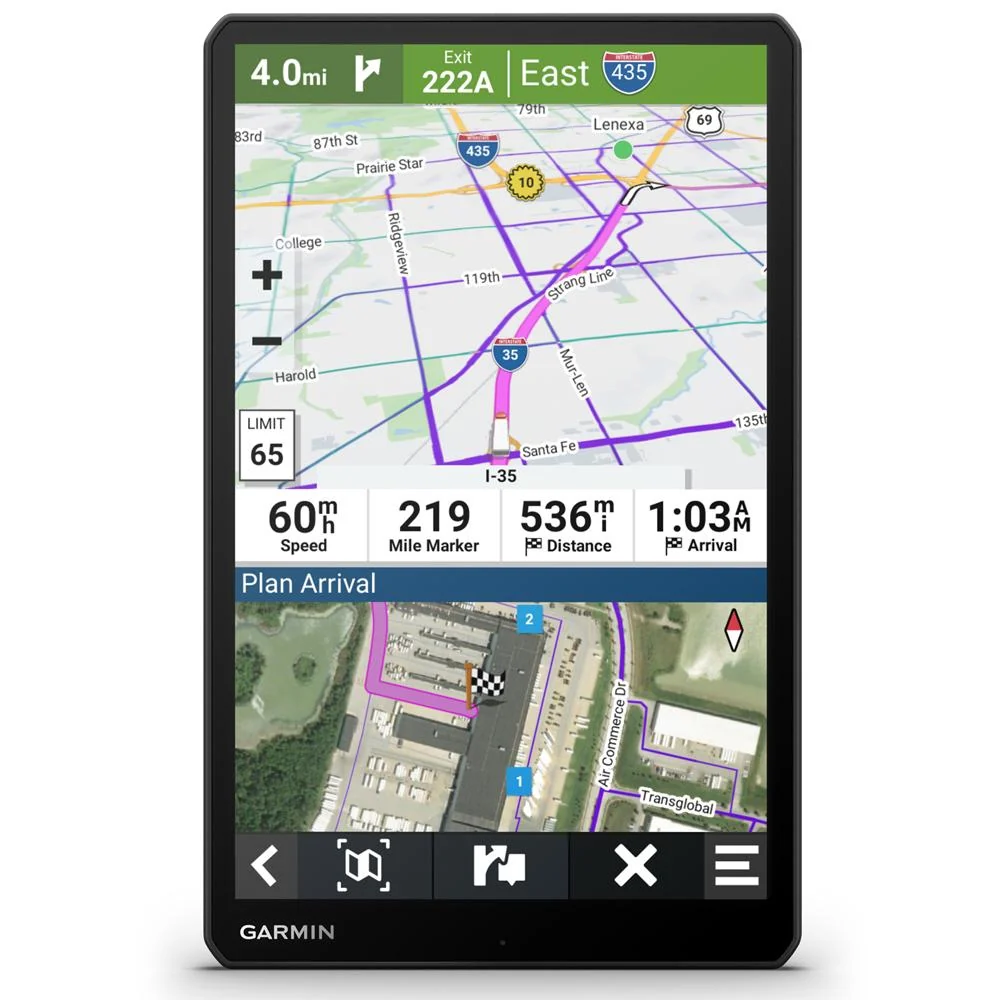 Garmin dezl OTR1010 10" GPS Truck Navigator with 2 Year Extended Warranty - Image 3
