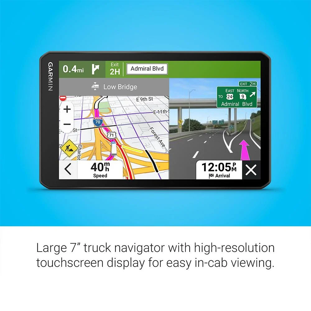 Garmin dezl OTR720 7" GPS Truck Navigator Satellite Imagery with 2 Year Warranty - Image 4