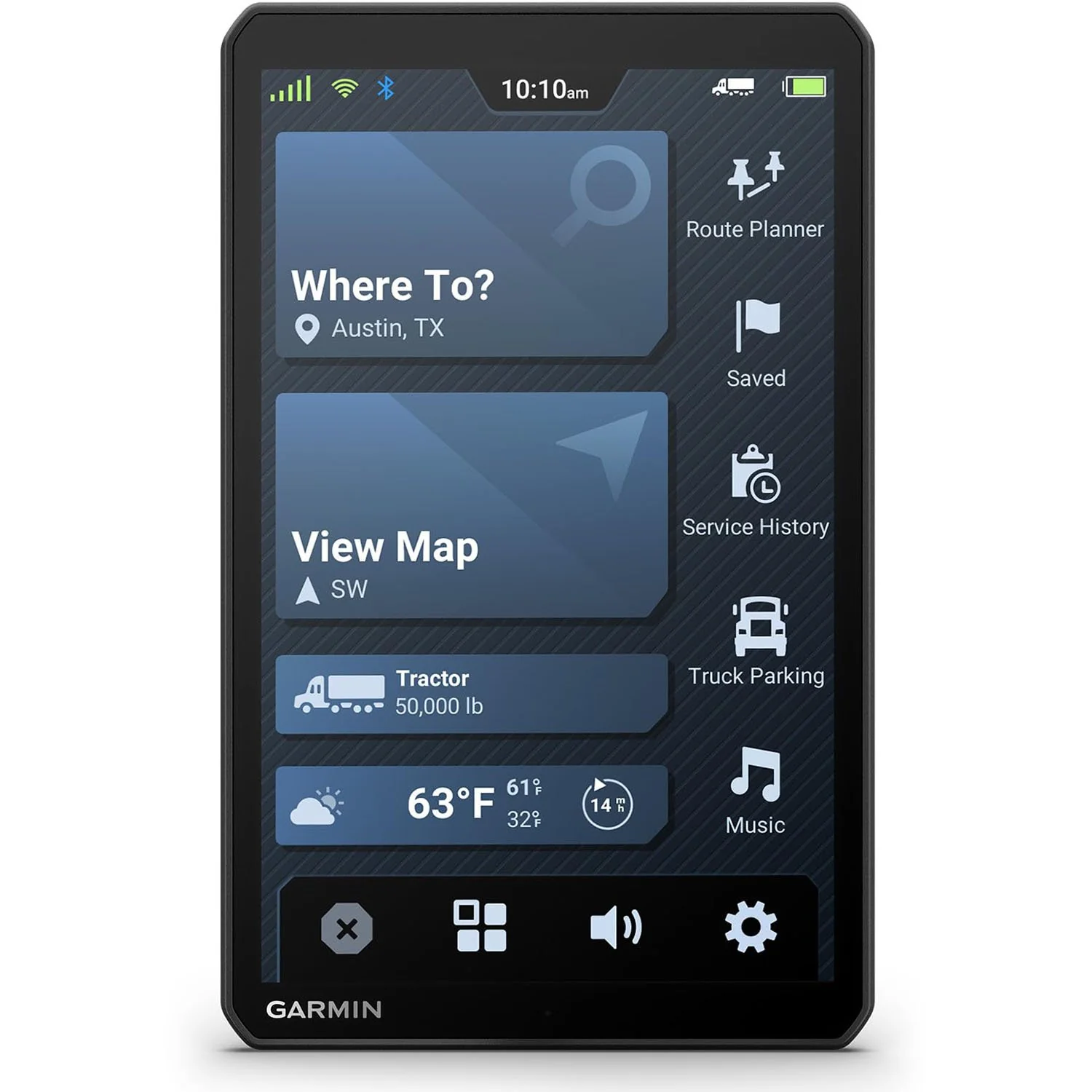 Garmin dezl OTR820 8" GPS Truck Navigator, Custom Truck Routing, Satellite Imagery - Image 2
