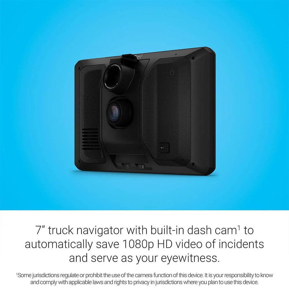 Garmin dezlcam OTR725 7" GPS Truck Navigator with Dash Cam + 2 Year Warranty - Image 5