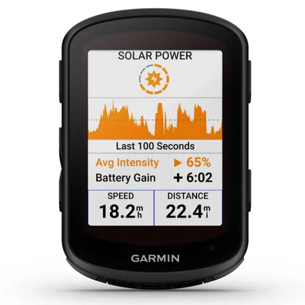 Garmin Edge 840 Solar, Compact GPS Cycling Computer +26 Months Protection Bundle - Image 2